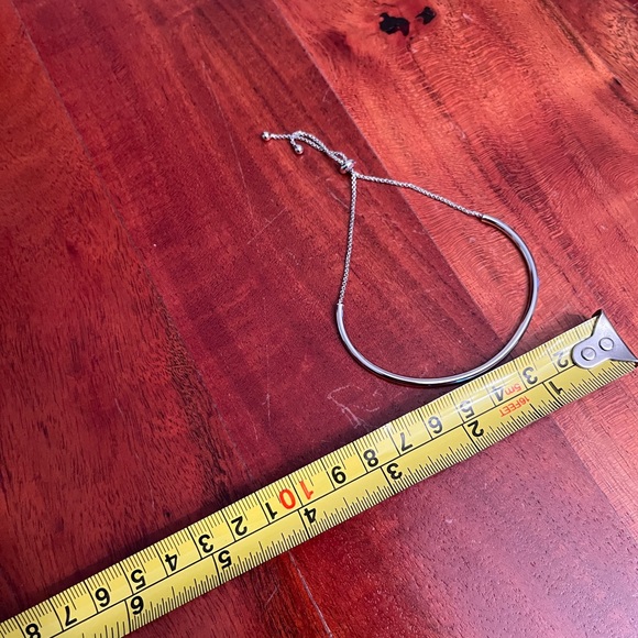 new without tags sterling forever adjustable bangle bracelet - Picture 2 of 4